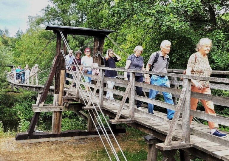 Wandern entlang der Agger